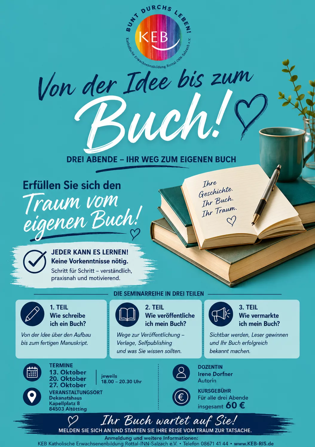 Workshop: „Von der Idee bis zum Buch“
